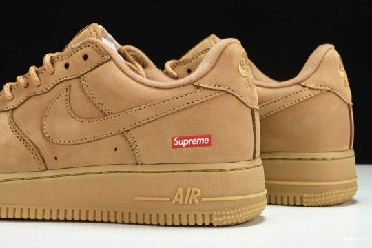Low DN1555-200 Nike Supreme Wheat Air SP 1 Force  0902